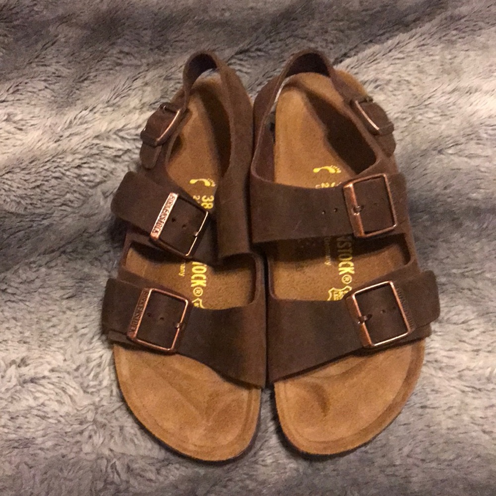 Brown Birkenstocks